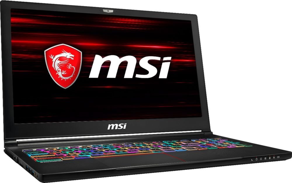 Amazon.com: MSI GS63 Stealth - 15.6" FHD - i7-8750H - GTX 1060-16GB - 1TB  HDD+256GB SSD : Electronics