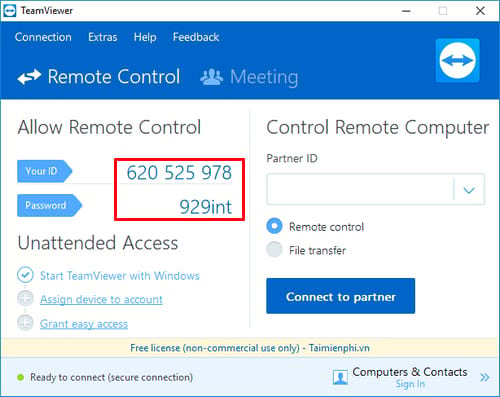 Cách cài Teamviewer, setup Teamview, truy cập, kết nối máy tính từ xa