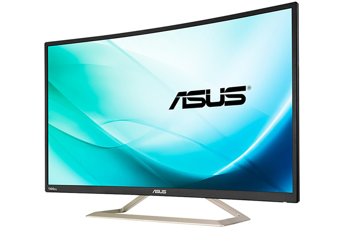 ASUS trình làng cặp đôi màn hình cong VA326H và VA326N-W: 31,5 inch FullHD 144Hz giá 399 USD